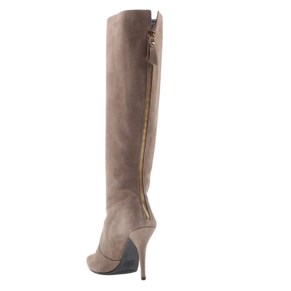 NEW Stuart Weitzman Sohot Suede Heeled Boots - Picture 3 of 15